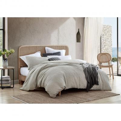 Private Collection Braddon Sage Cotton Jacquard Quilt Cover Set | King Bed | Sage
